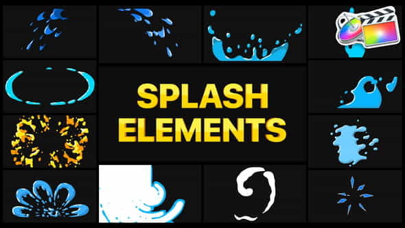 Splash Elements | FCPX - VideoHive 28418602