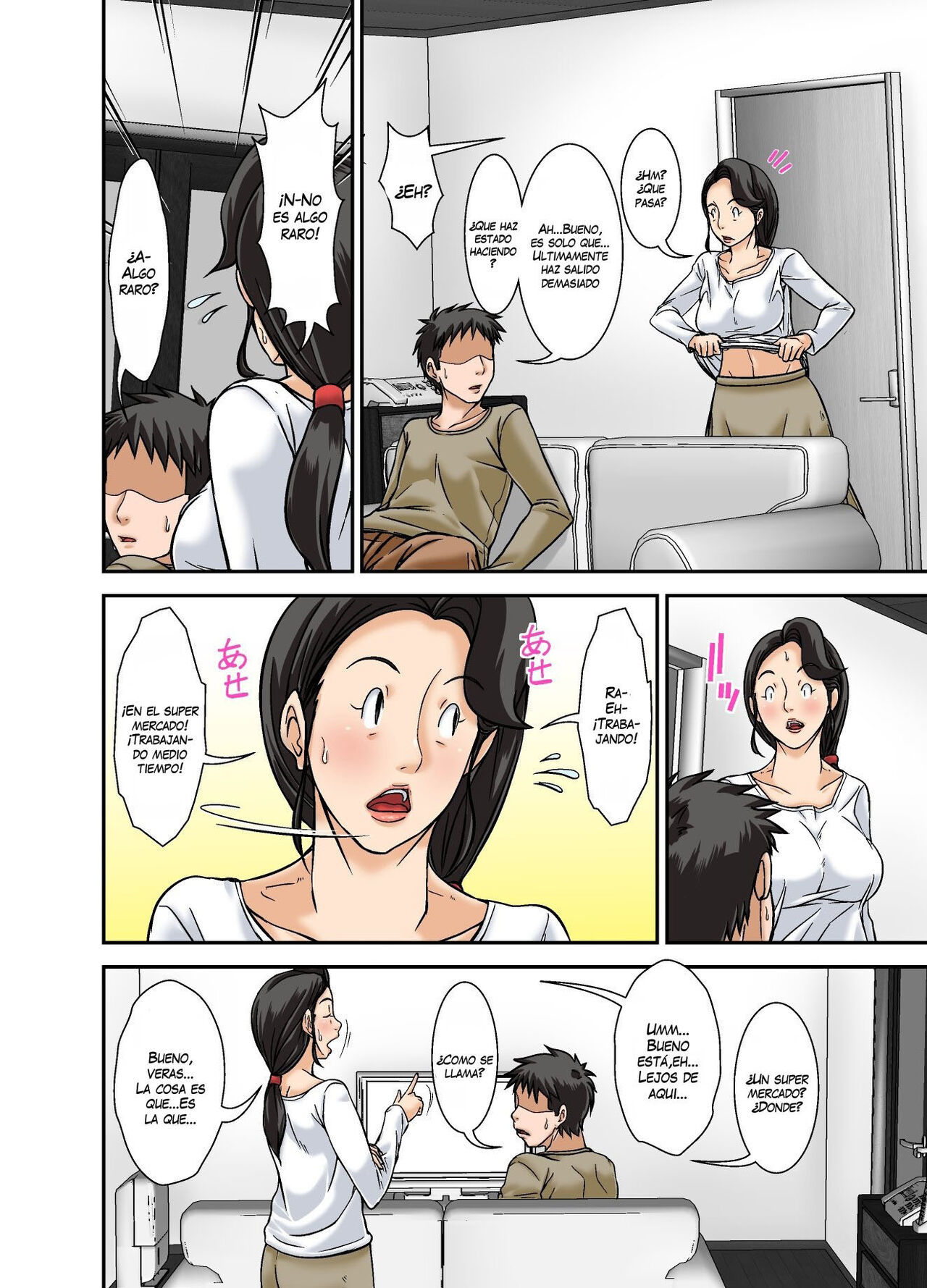 [Hoyoyodou] Futsuu no Shufu ga Fuuzoku ni Ochita Riyuu ~Musuko Hen~  Why This Ordinary Housewife Resorted to Sex Work ~Son Edition~ [Spanish] [Varkatzas666]