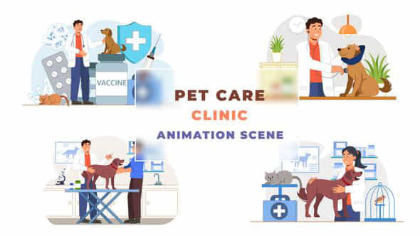 Pet Care Clinic - VideoHive 43043976