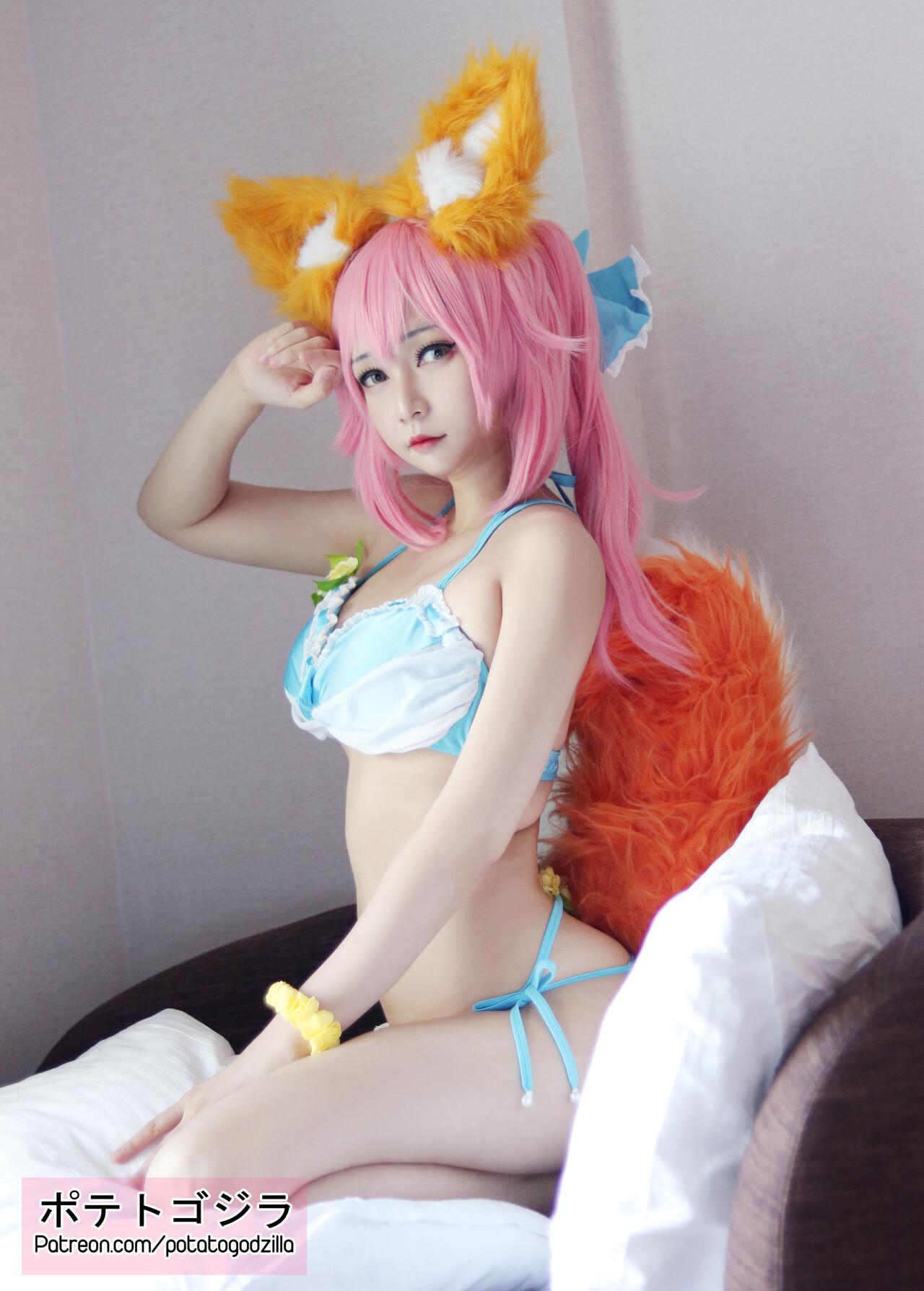 [Potato Godzilla ポテトゴジラ] Tamamo Bikini(6)