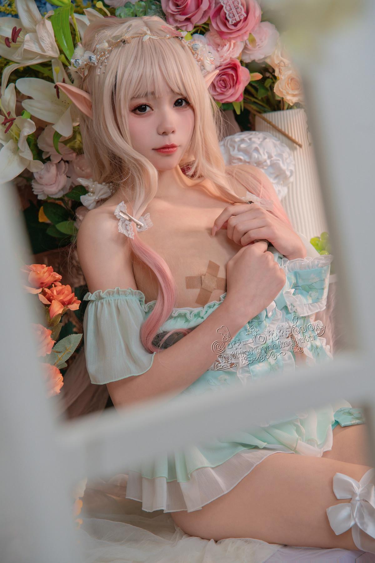 Cosplay 黏黏团子兔 豌豆公主的秘密花房(15)
