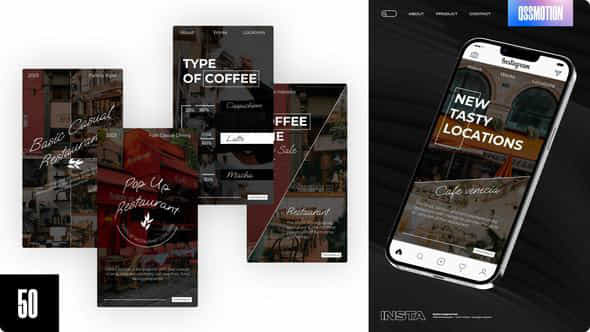 Cafe Instagram Stories - VideoHive 44872394