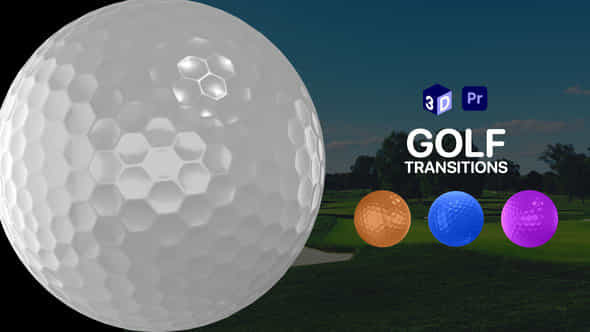 Golf Ball Transitions - VideoHive 47013149