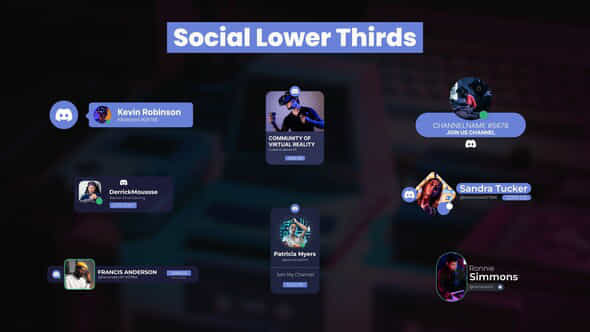 Discord Lower Thirds - VideoHive 59496964