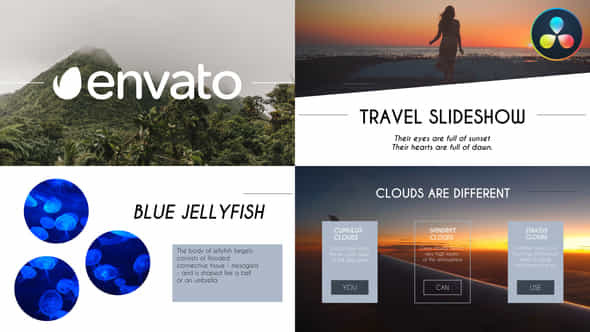 Travel Scenes Davinci Resolve - VideoHive 50069561