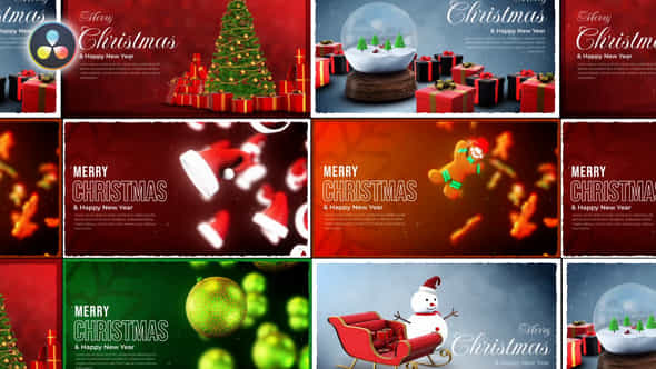 Christmas Greeting Pack - VideoHive 49536526