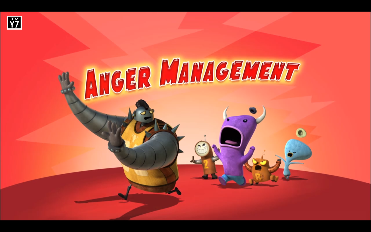 an image titlecard for the episode 'Anger Management'