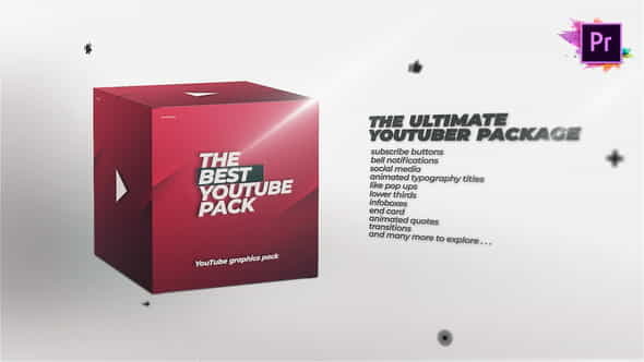 YouTube Channel Pack - Graphics - VideoHive 25545788