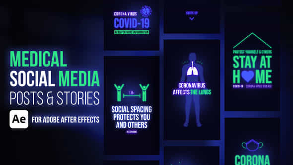 Medical Social Media Posts Stories Ae - VideoHive 51982525