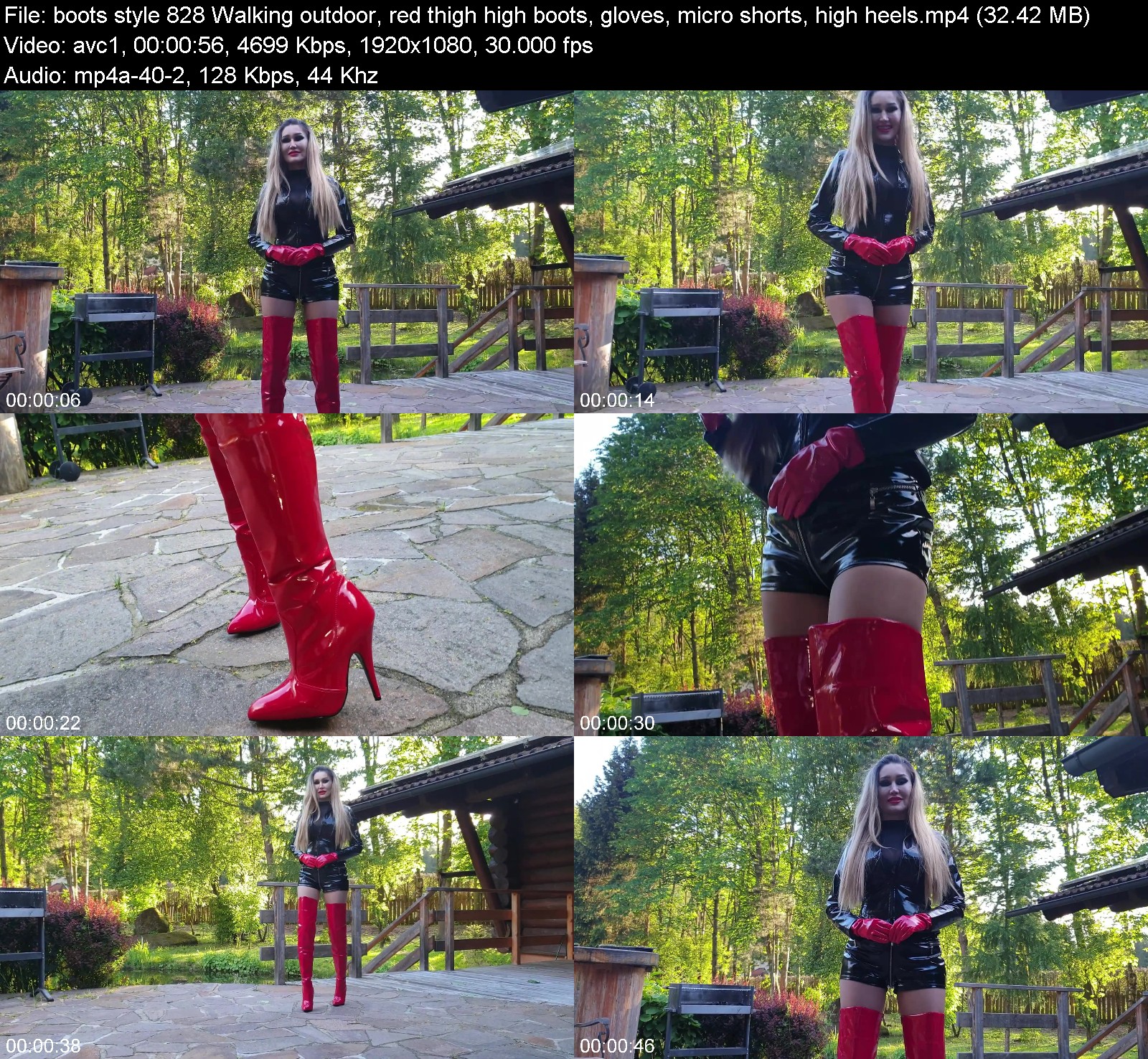 Bdsm story car red thigh boots