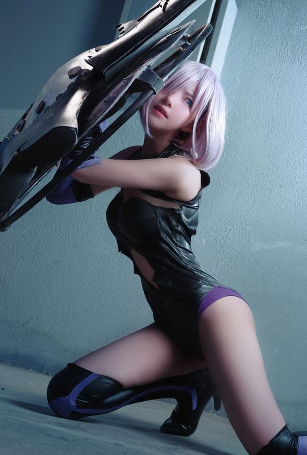 高颜值coser Shika小鹿鹿-玛修(21)