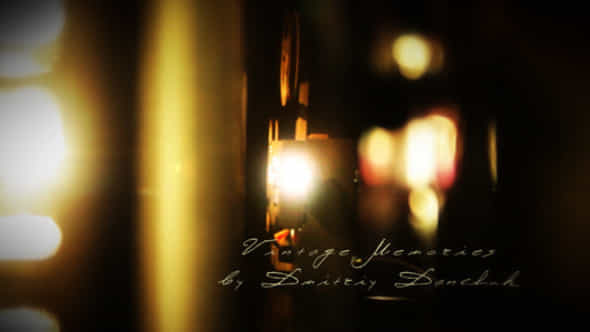 Vintage Memories - VideoHive 6913883