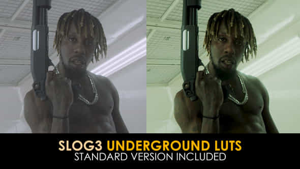 Slog3 Underground And Standard Color Luts - VideoHive 48789350