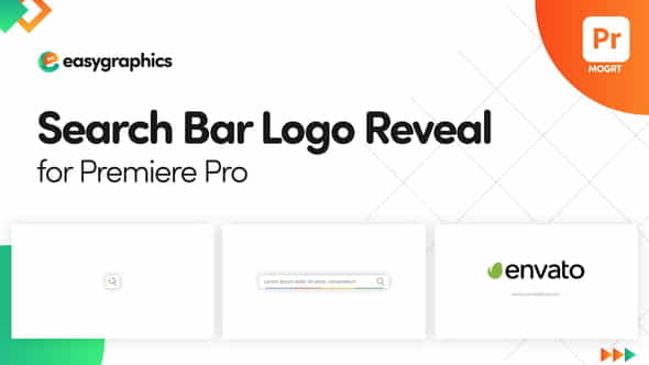 Search Bar Logo Reveal for - VideoHive 31271737