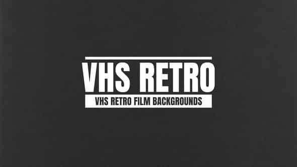 Vhs Retro Film Texture Backgrounds For After Effects - VideoHive 54186867