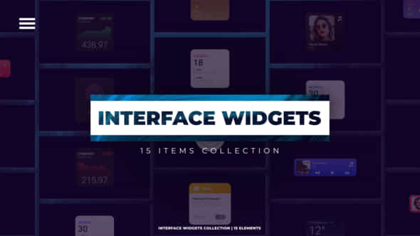 Interfaces Widgets - VideoHive 40420110