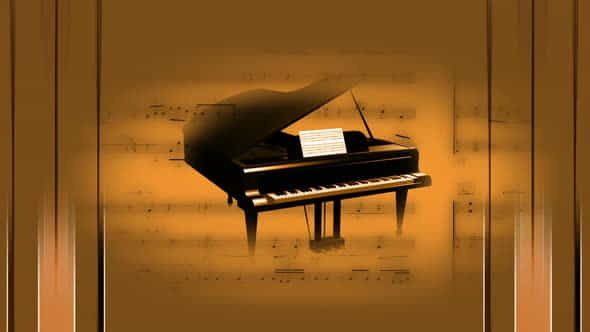 Piano Notes Lines - VideoHive 29878766