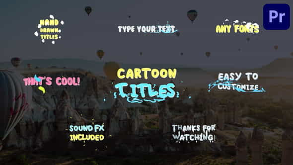 Cartoon Titles | Premiere Pro - VideoHive 29401147