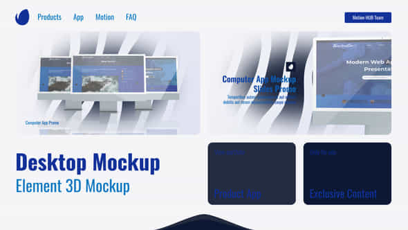 Mock-Up Desktop Presentation - VideoHive 46370987