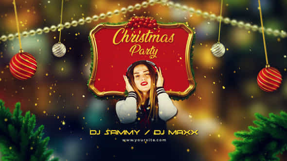 Christmas Party Invitation Opener - VideoHive 55502833