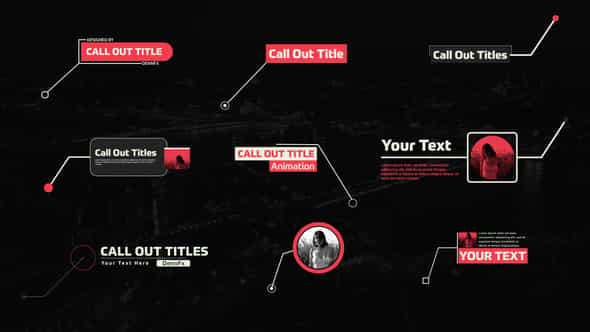 Call Out Titles Pack - VideoHive 49567953