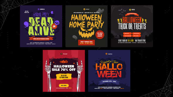 Halloween Instagram Post - VideoHive 33860602