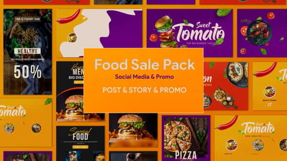 Food Sale Pack - VideoHive 37820166