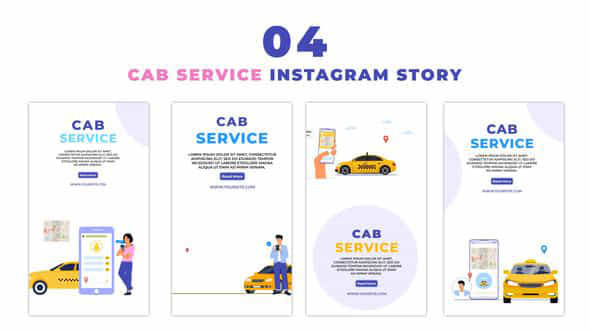 Online Cab Service - VideoHive 47439375