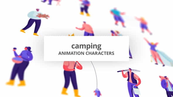 Camping - Character Set - VideoHive 28672337