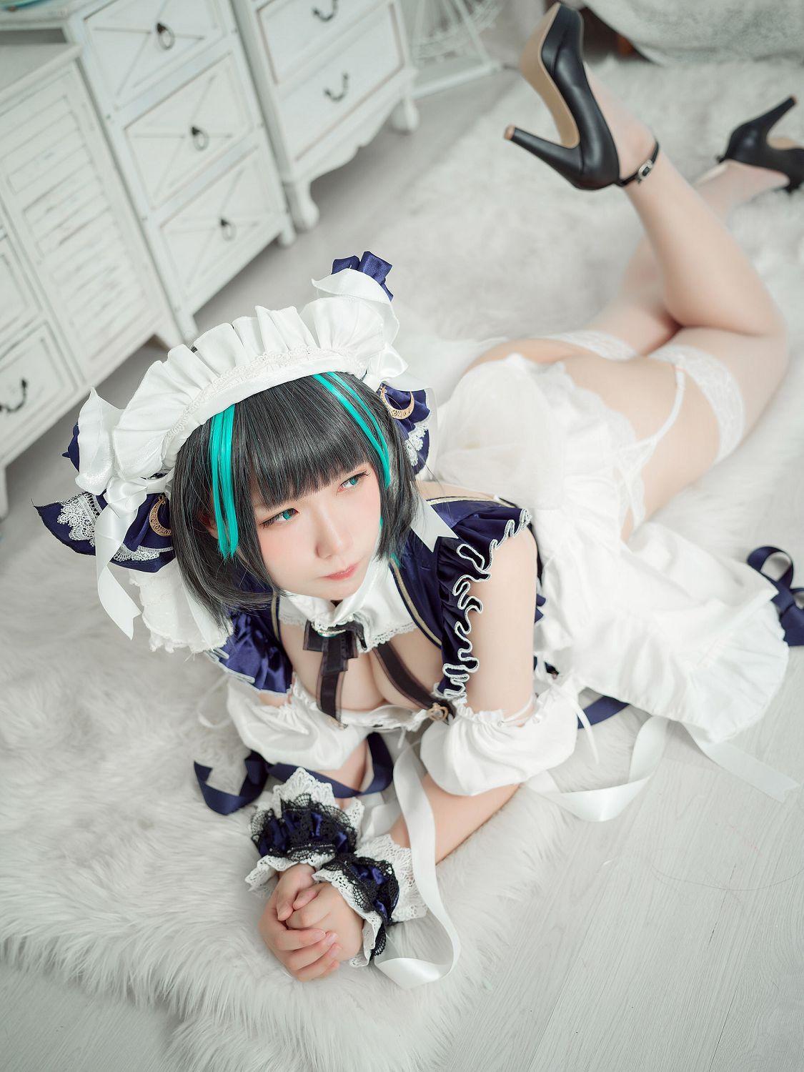 [福利女神cosplay] 麻花麻花酱 - 柴郡 妩媚套图(20)