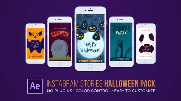 Instagram Stories Halloween - VideoHive 40188221