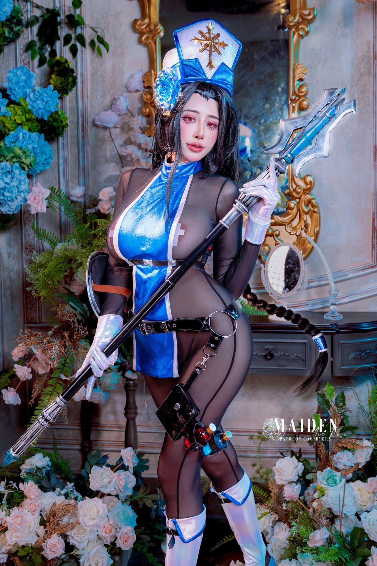 Cosplay 日本性感萝莉Byoru Maiden-Ice Rose(1)