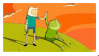 finn and fern adventure time stamp