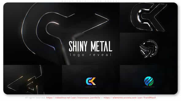 Shiny Metal Logo Reveal - VideoHive 51227819