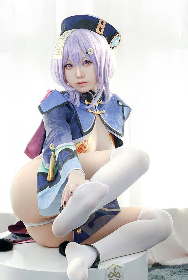 高颜值coser@Asagiriai 原神Qiqi(15)