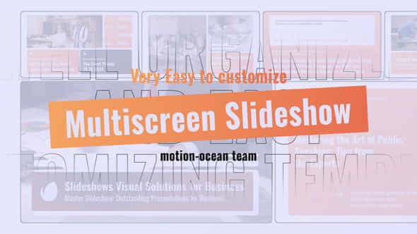 Commercial Multiscreen Slideshow Mogrt - VideoHive 53254800
