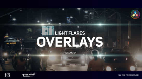 Optical Flares Overlays Vol 04 For Davinci Resolve - VideoHive 49437841