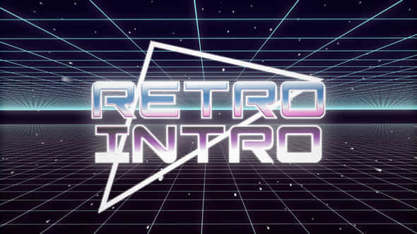 80S Retro Gaming Intro Title - VideoHive 52702910