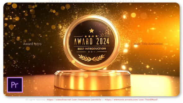 Award Intro Main Title Animation - VideoHive 51756572