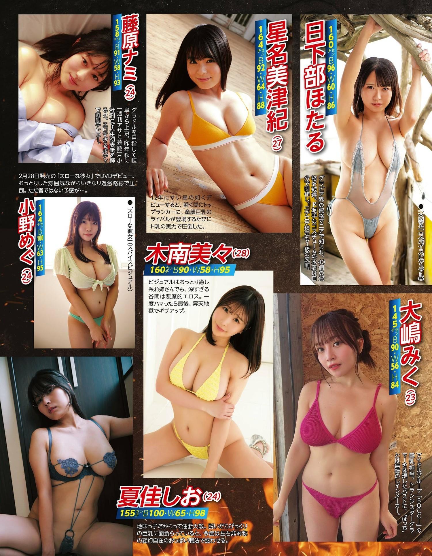 階級別グラドル美乳チャンピオン決定戦！, アサ芸SECRET！ 2024.05.01 VOL.87(6)