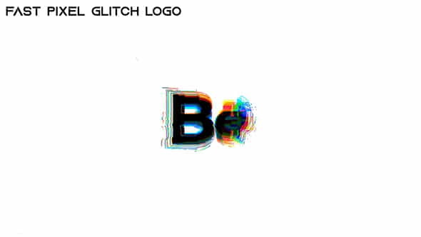 Fast Pixel Glitch Logo - VideoHive 31352623