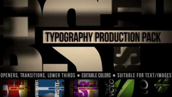 Typography Production Pack - VideoHive 2303906