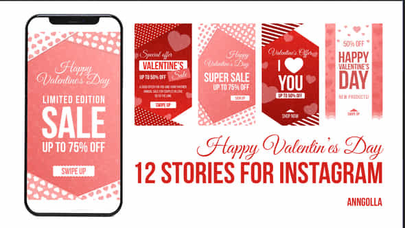 Valentine Day Sales - VideoHive 43093763