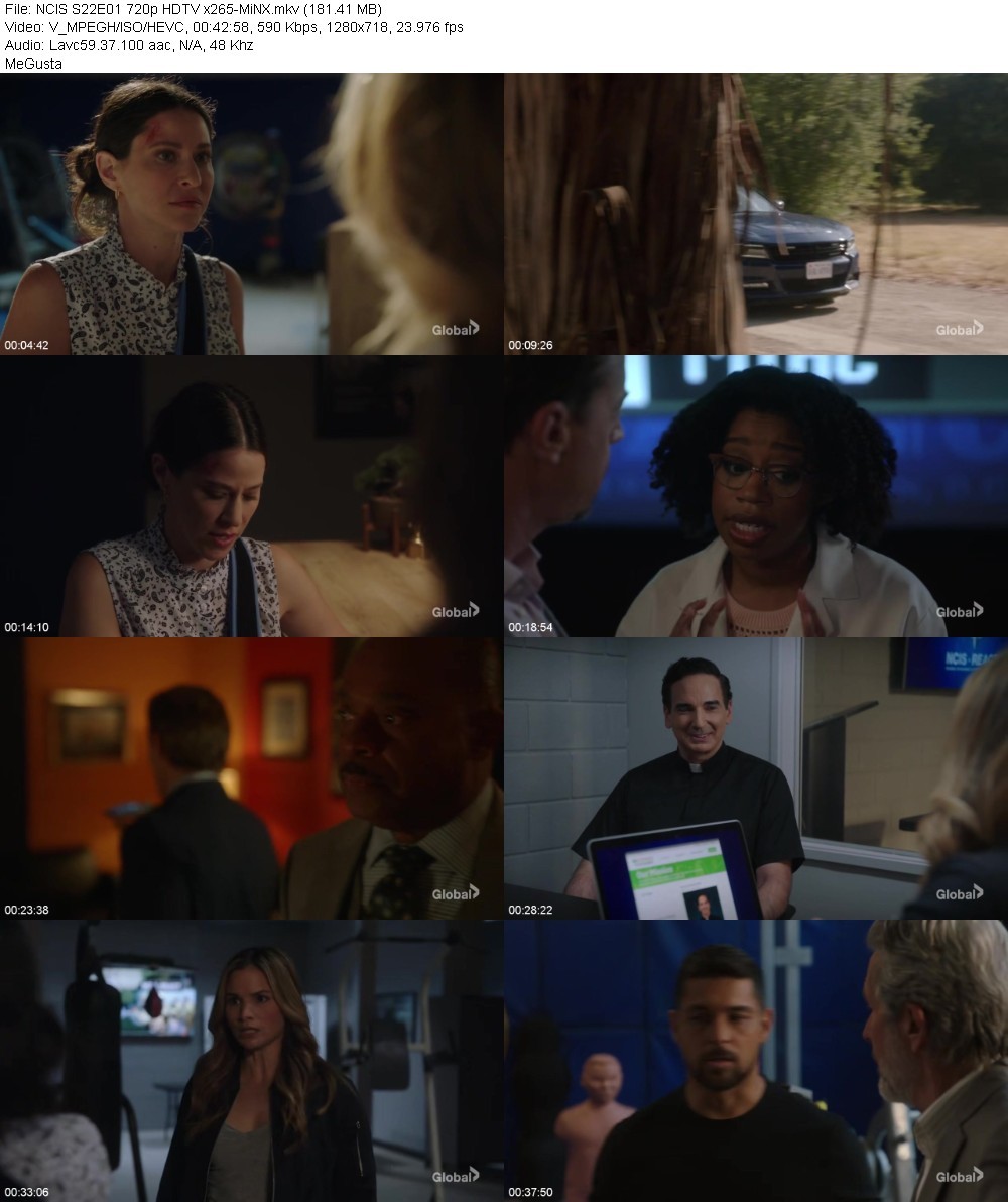 NCIS S22E01 720p HDTV x265-MiNX