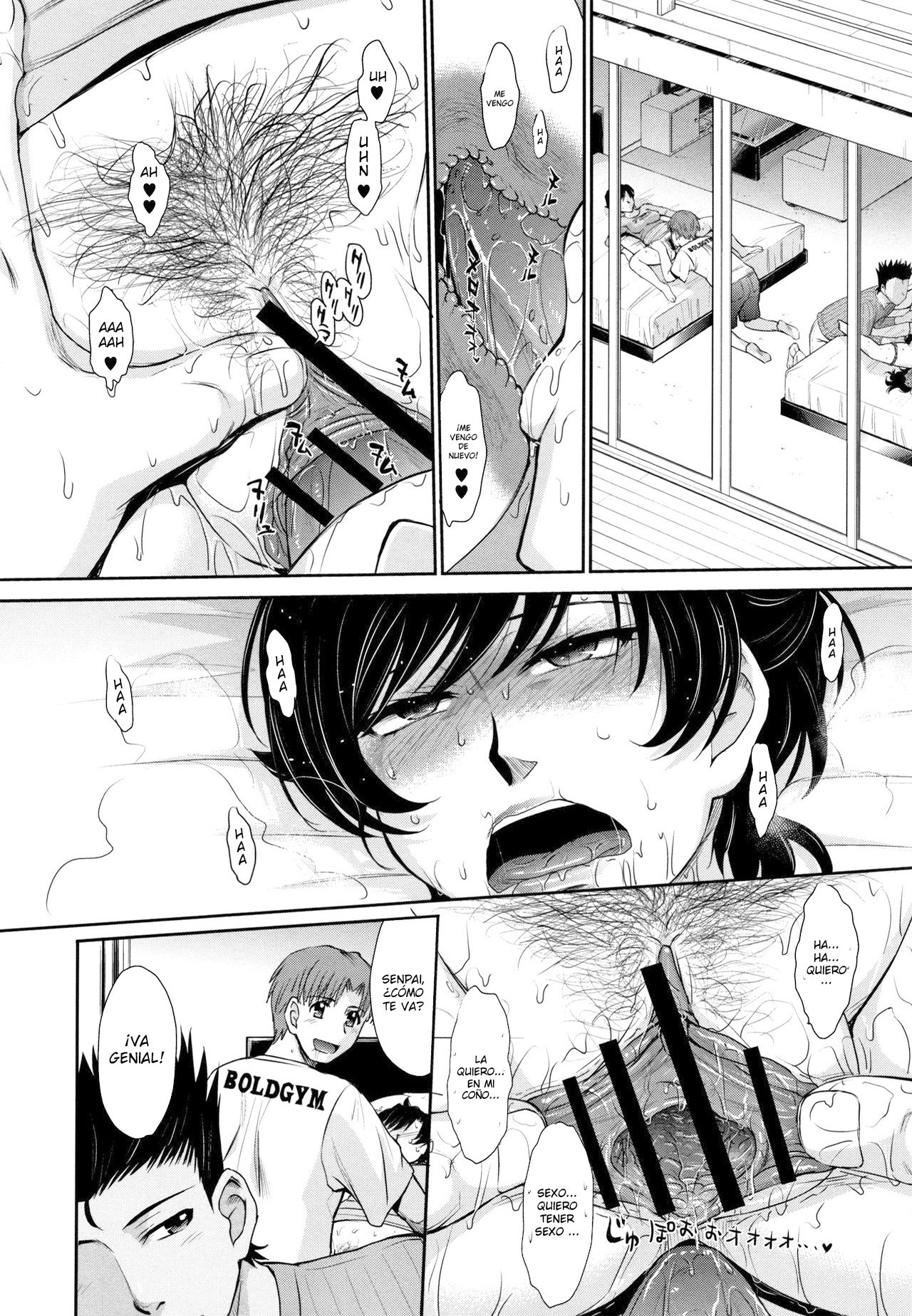 [Tsukino Jyogi] Hitozuma, Mitsu to Niku [Spanish] [Lozlauro]