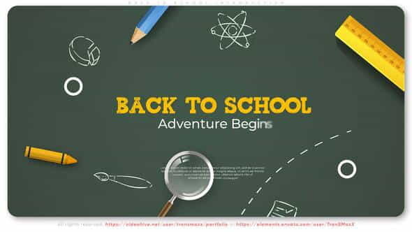 Back To School Introduction - VideoHive 37368670