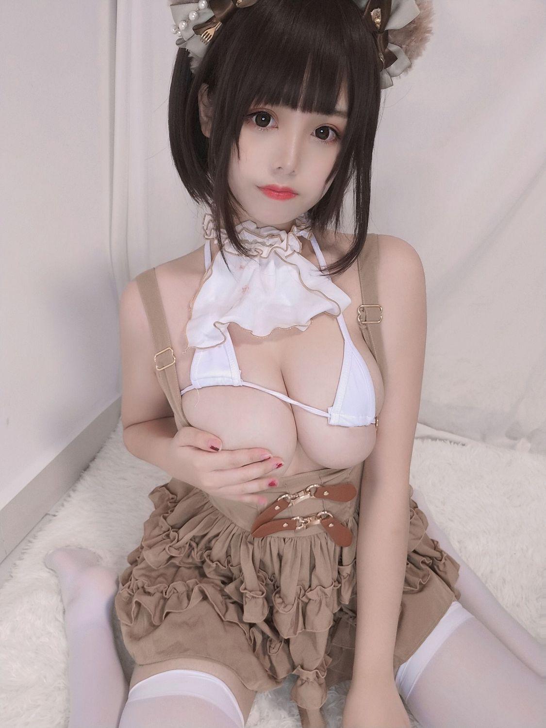 [福利女神cosplay] 蜜汁猫裘 - 小熊(32)