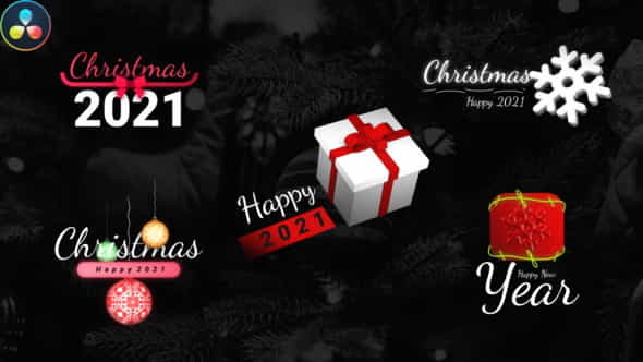 Christmas Motion Titles - VideoHive 29696846