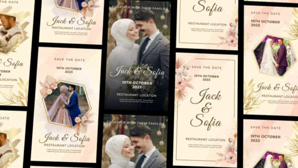 Wedding Invitation Instagram - VideoHive 46841293