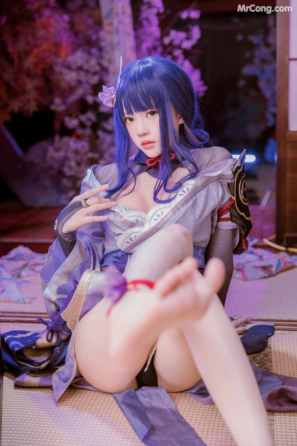 Coser@桜桃喵 Vol.139: 雷电将军+花絮 (51 photos )